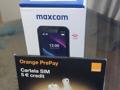 Telefon Maxcom sigilat plus sim 5 euro